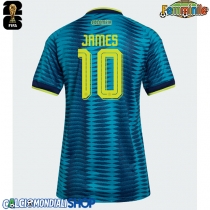 Maglie da calcio Colombia James Rodriguez #10 Seconda Maglia Femminile Mondiali 2026  Manica Corta